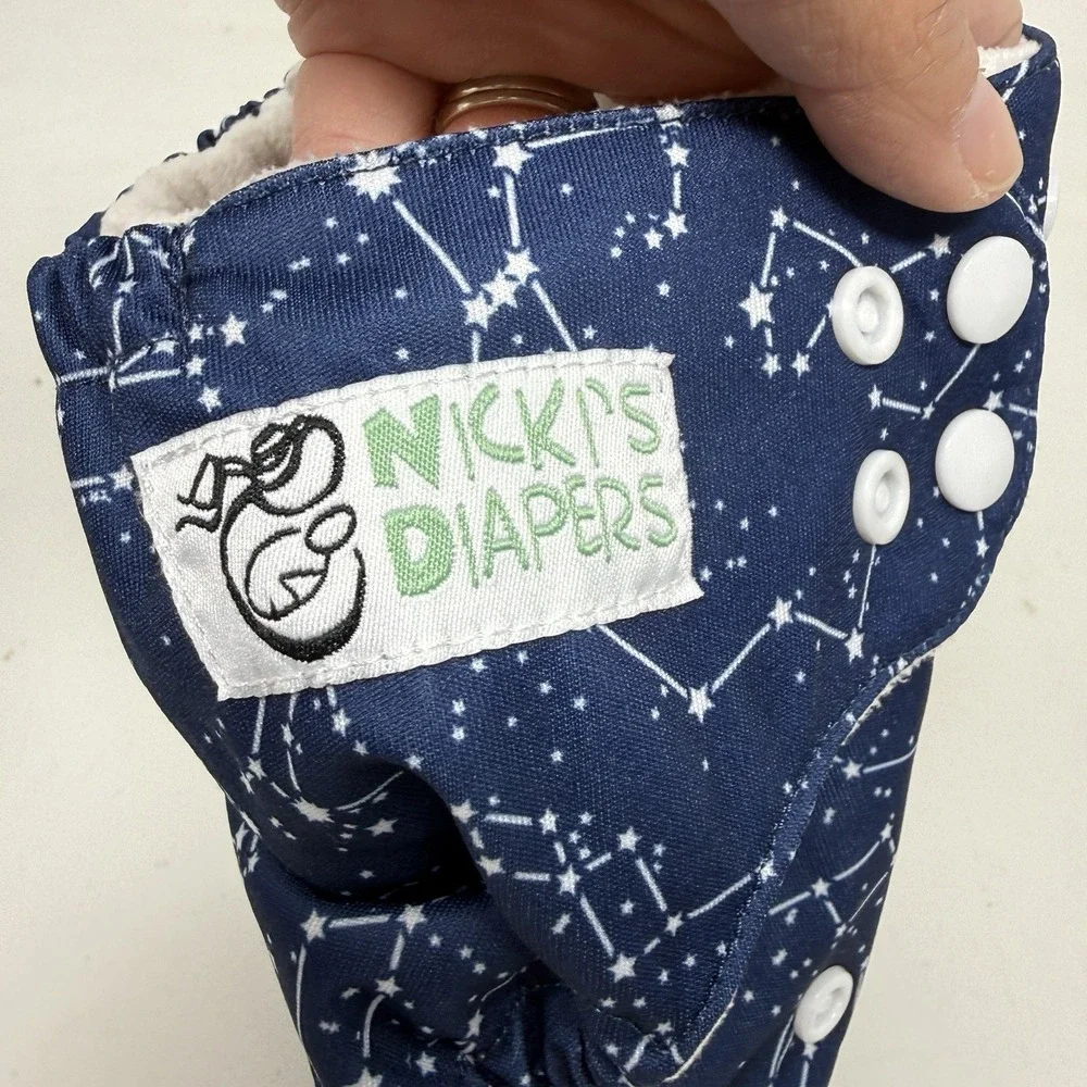 Nicki's Diapers Cloth Diapers One Size Adjustable Washable Pocket Diaper